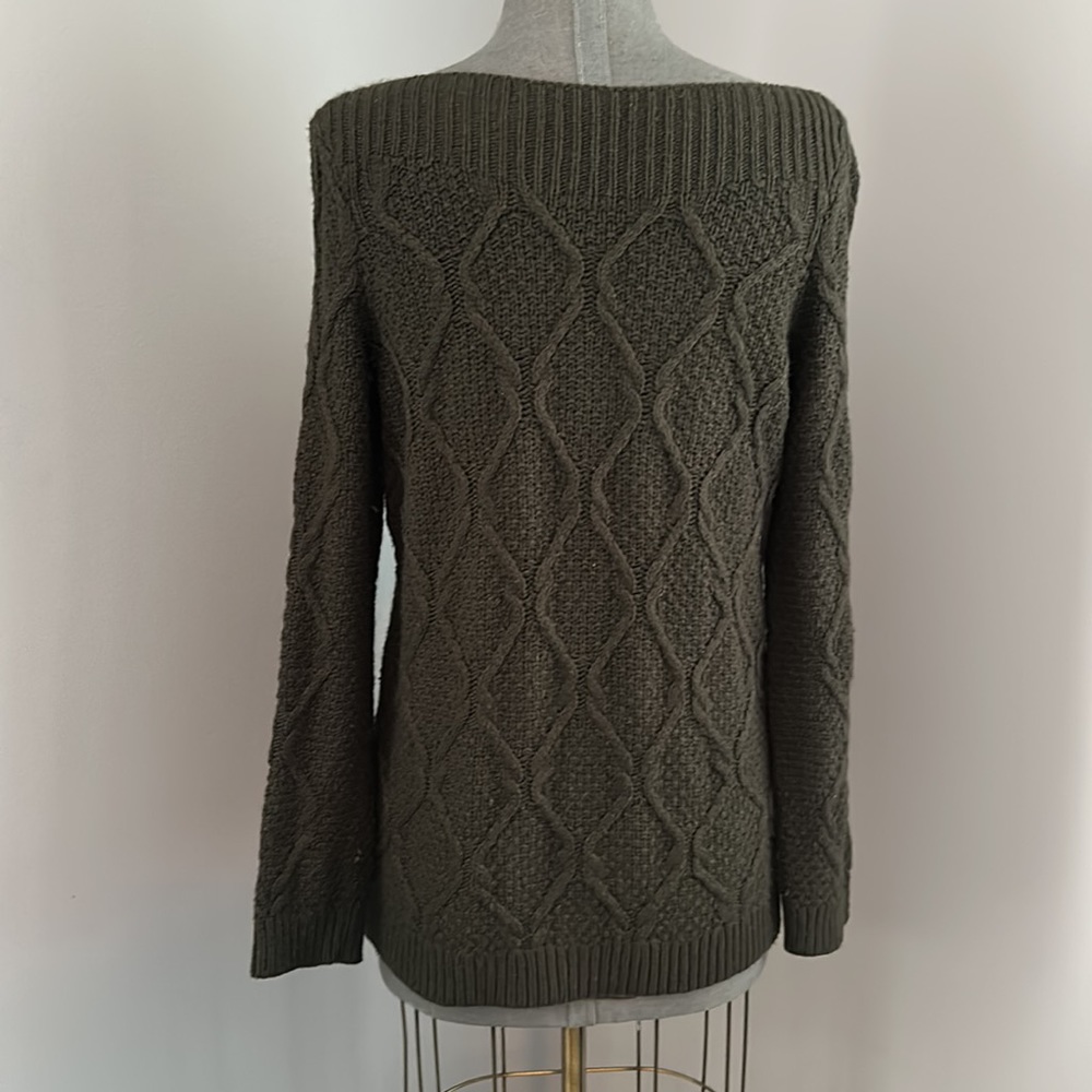 LOFT Green Sweater L
